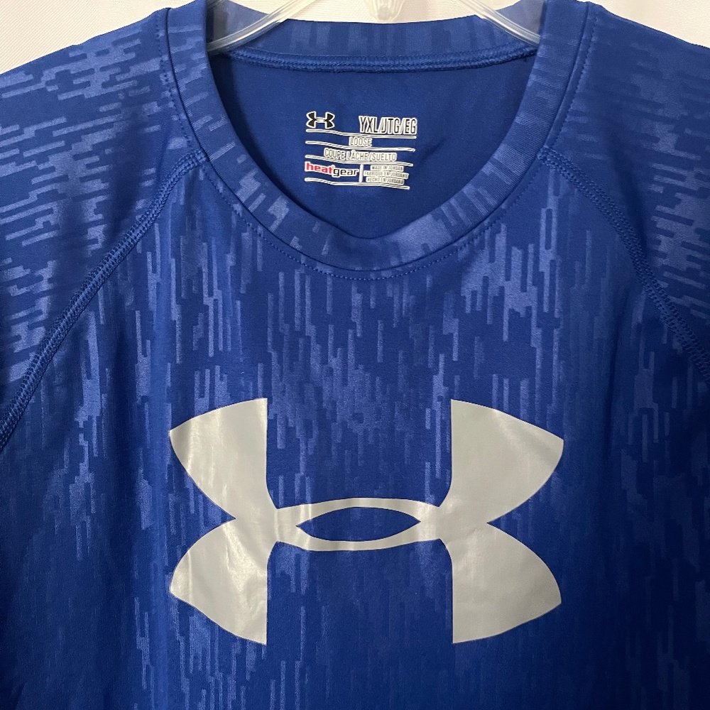 UNDER ARMOUR Heatgear YXL Loose Tee Blue